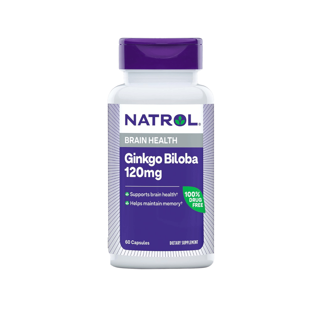 Natrol Ginkgo Biloba (120mg), 60 Tablets