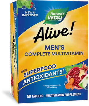 Nature's Way Alive Men's Complete Multivitamin, 50 tablets - KleanSource