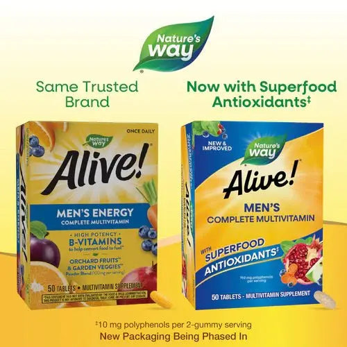 Nature's Way Alive Men's Complete Multivitamin, 50 tablets - KleanSource