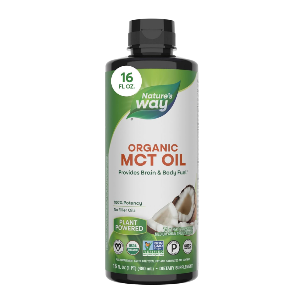 Nature's Way Organic Coconut MCT Oil Non-GMO 480ml