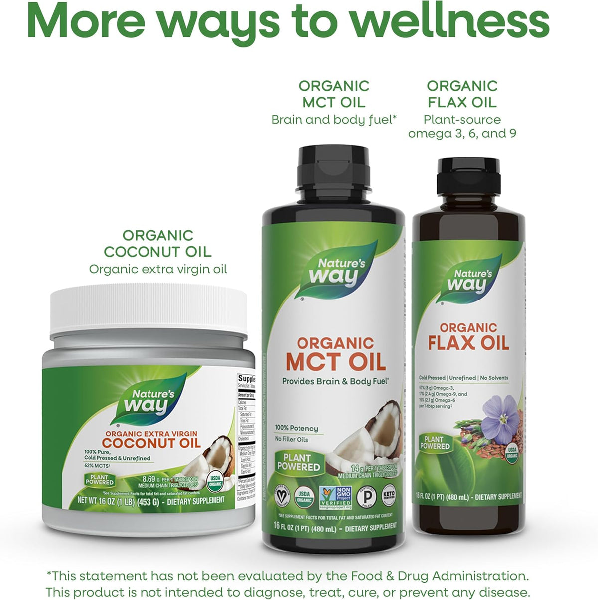 Nature's Way Organic Coconut MCT Oil Non-GMO 480ml marketing 6
