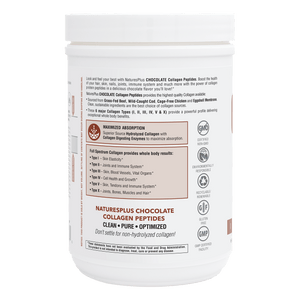 NaturesPlus Collagen Peptides Chocolate Powder 6 Types Hydrolyzed3