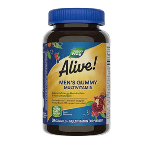 Natures Way Alive mens Multivitamin gummies 60