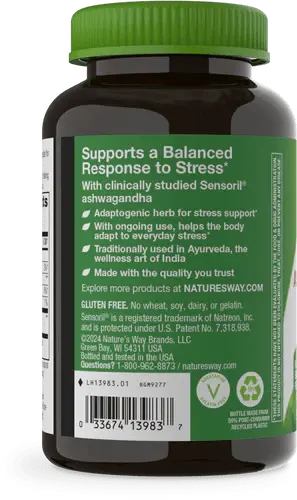 Nature's Way, ALIVE ASHWAGNDHA, 90 Berry Gummies - KleanSource