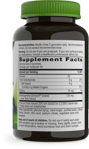 Nature's Way, ALIVE ASHWAGNDHA, 90 Berry Gummies - KleanSource