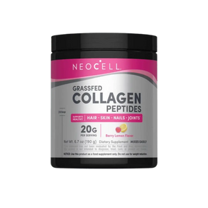 NeoCell, Grassfed Collagen Peptides, Hair, Skin, Nails and Joints (berry lemon) (190g Powder) - KleanSource