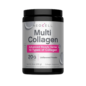 NeoCell Multi Collagen Advanced Beauty Series, 10 collagen types (Unflavored powder) 255g - KleanSource