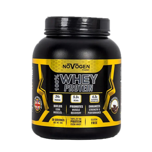 Novogen 100% Whey Protein Supplement Powder, 30 Servings ( 1kg) chocolate