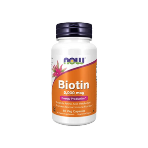 Now foods biotin 5000mcg 60 capsules 