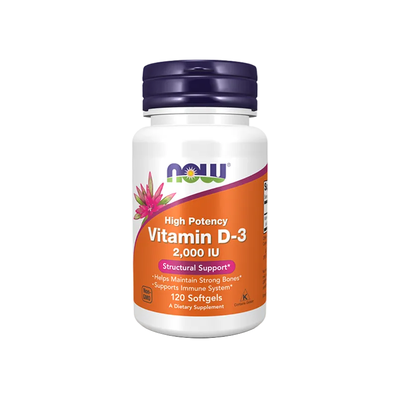 Now foods vitamin d3 120 softgels