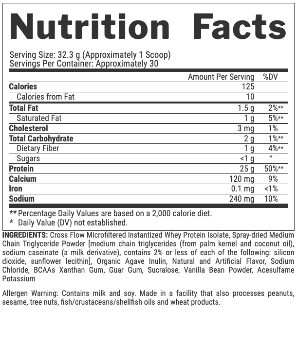 Nutrex Research IsoFit Protein isolate, 25g Protein (30 servings) - KleanSource