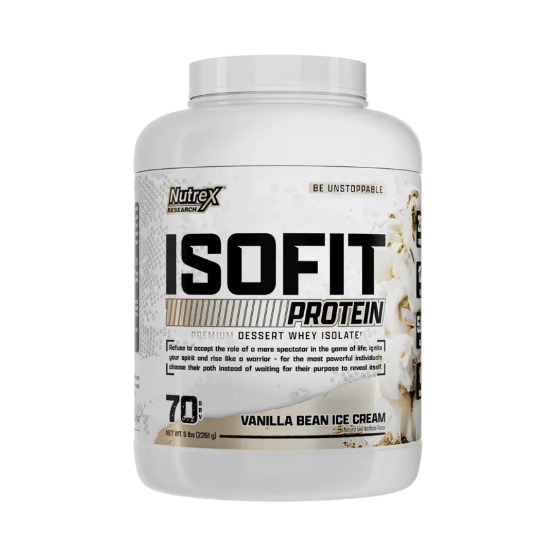 Nutrex Research IsoFit Protein isolate, 25g Protein (70 servings) - KleanSource
