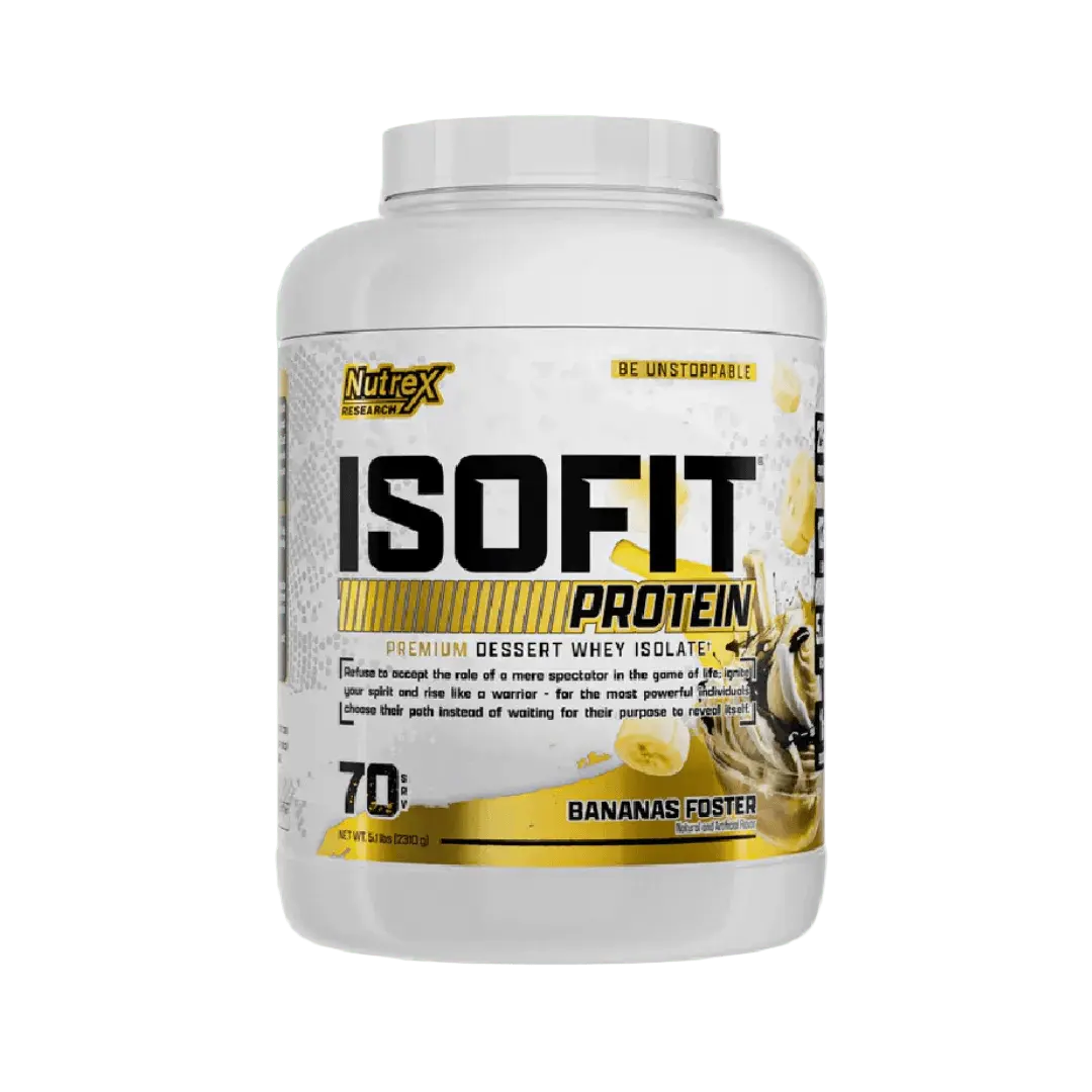 Nutrex Research IsoFit Protein isolate, 25g Protein (70 servings) - KleanSource