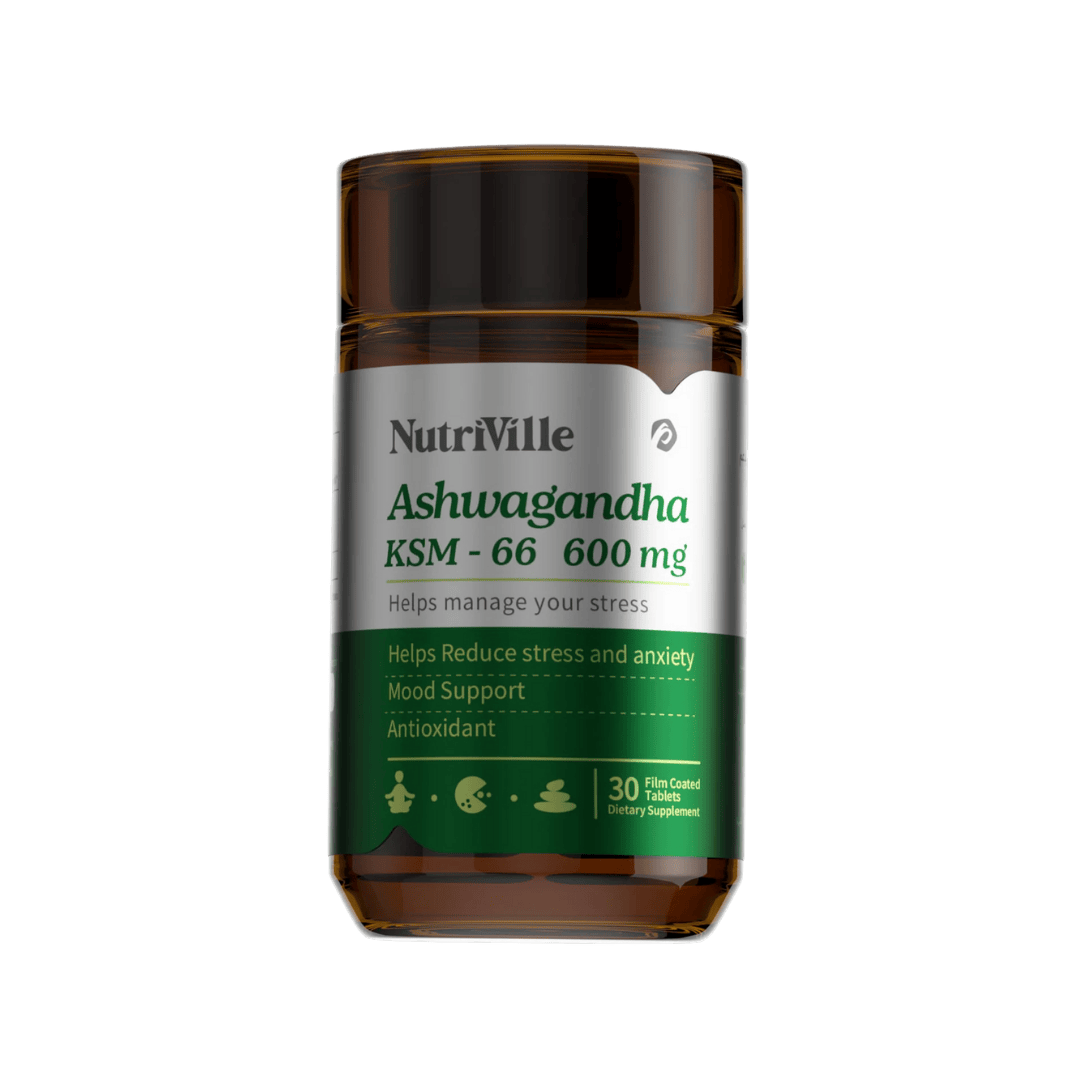 Nutriville Ashwagandha ksm66 600mg 30 tablets 