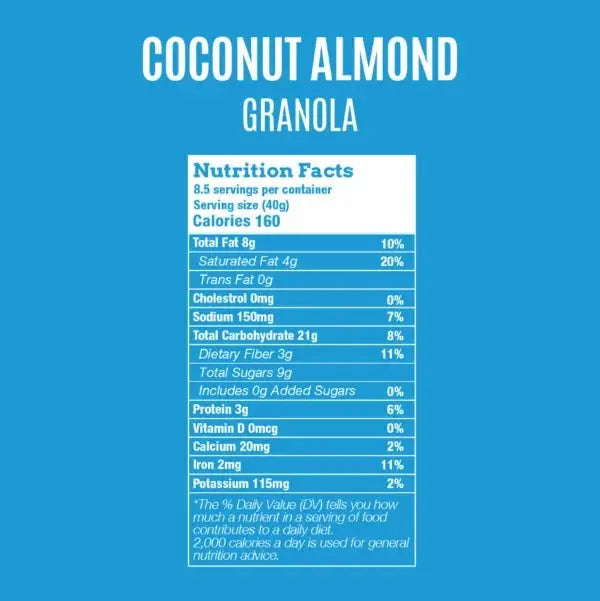 OWN Snacks, Coconut Almond Granola - KleanSource