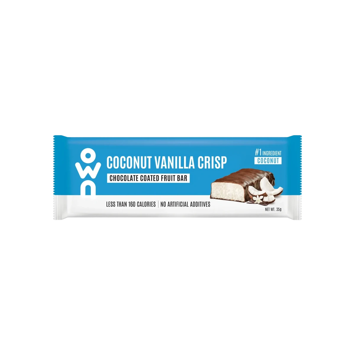 Own Snacks, Coconut Vanilla Crisp Bar, 35g - KleanSource