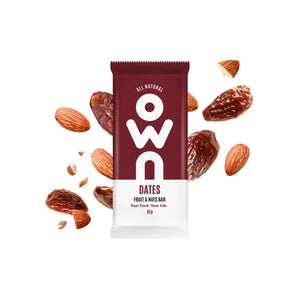 Own Snacks, Date and Nuts Bar, 55g - KleanSource