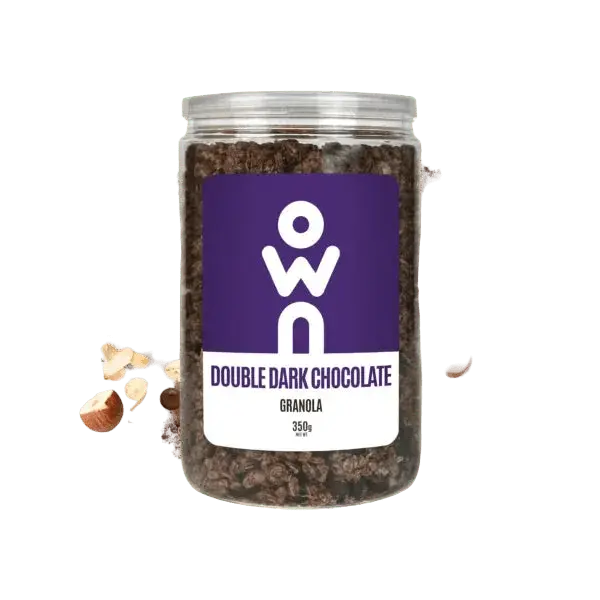 OWN Snacks, Double Dark Chocolate Granola - KleanSource