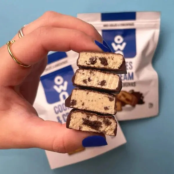 OWN Snacks, Cookies & Cream Chunks, 70g - KleanSource