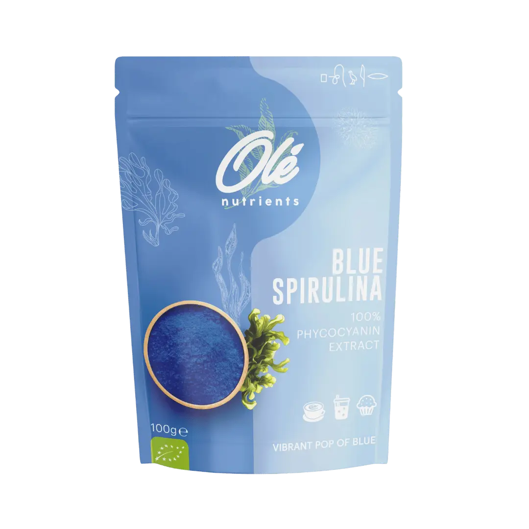 Ole Nutrients, Blue Spirulina Powder 100g