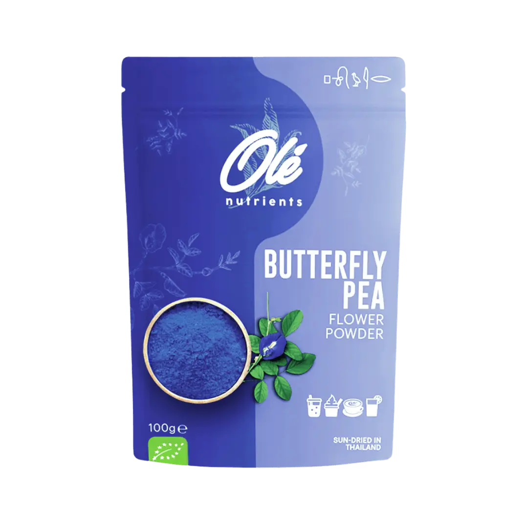 Ole Nutrients, Butterfly Pea Flower Powder 100g