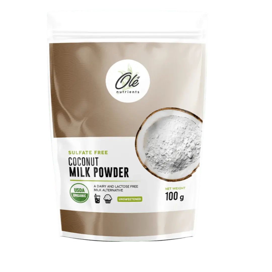 Ole Nutrients, Coconut Milk Powder - Sulfate Free 100g
