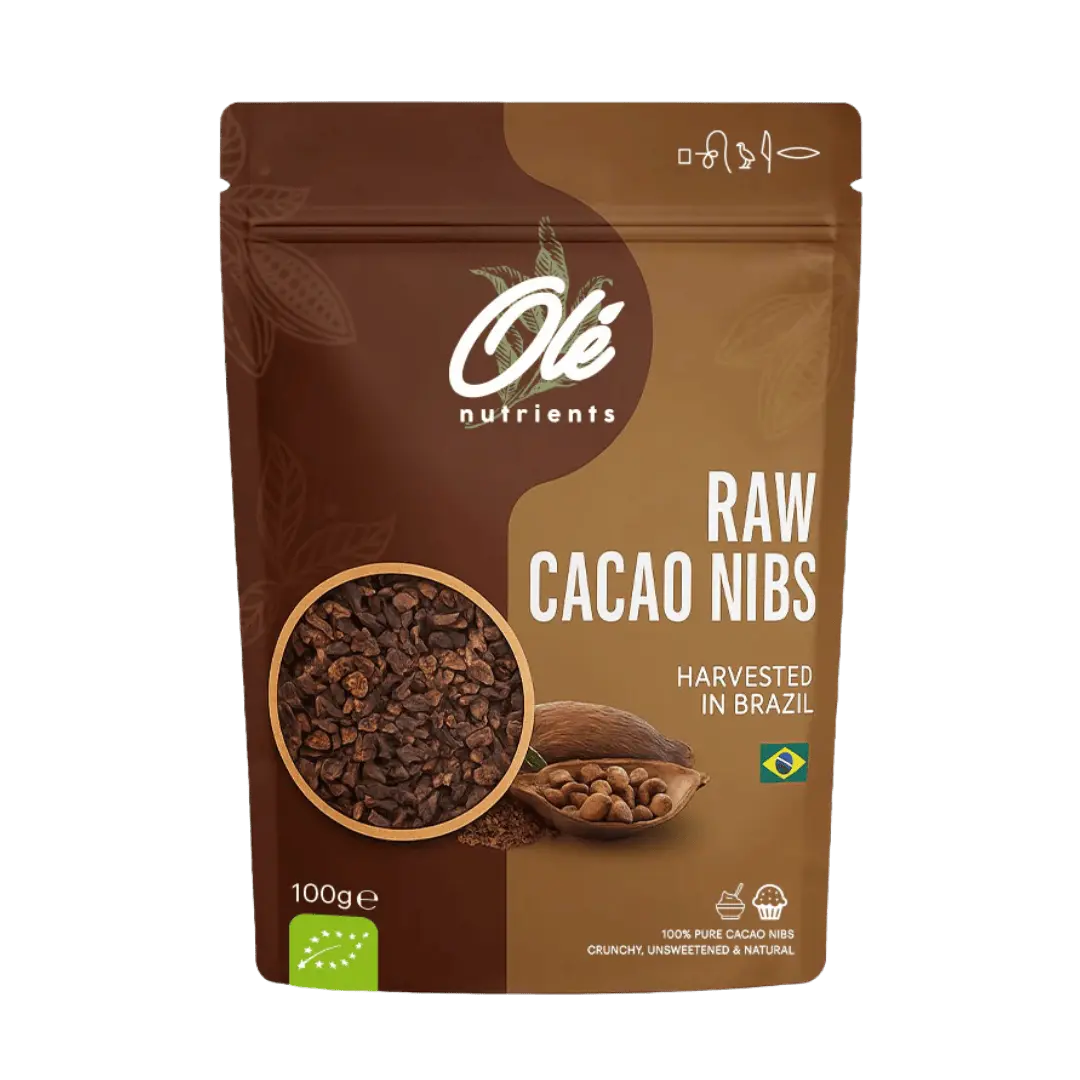 Ole Nutrients, Raw Cacao Nibs 100g