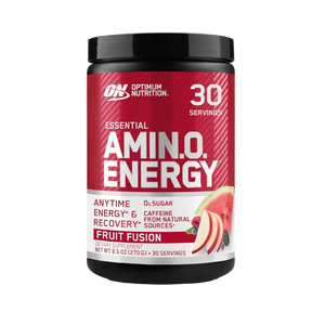 Optimum Nutrition Amino Energy - Pre Workout with Green Tea, BCAA, Energy Powder fruit fusion