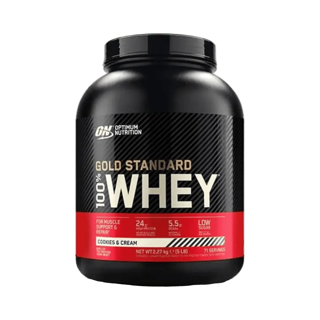 Optimum Nutrition Gold Standard 100% Whey Protein Powder 24g Protein 2.3kg( 71 - 74 servings) - KleanSource