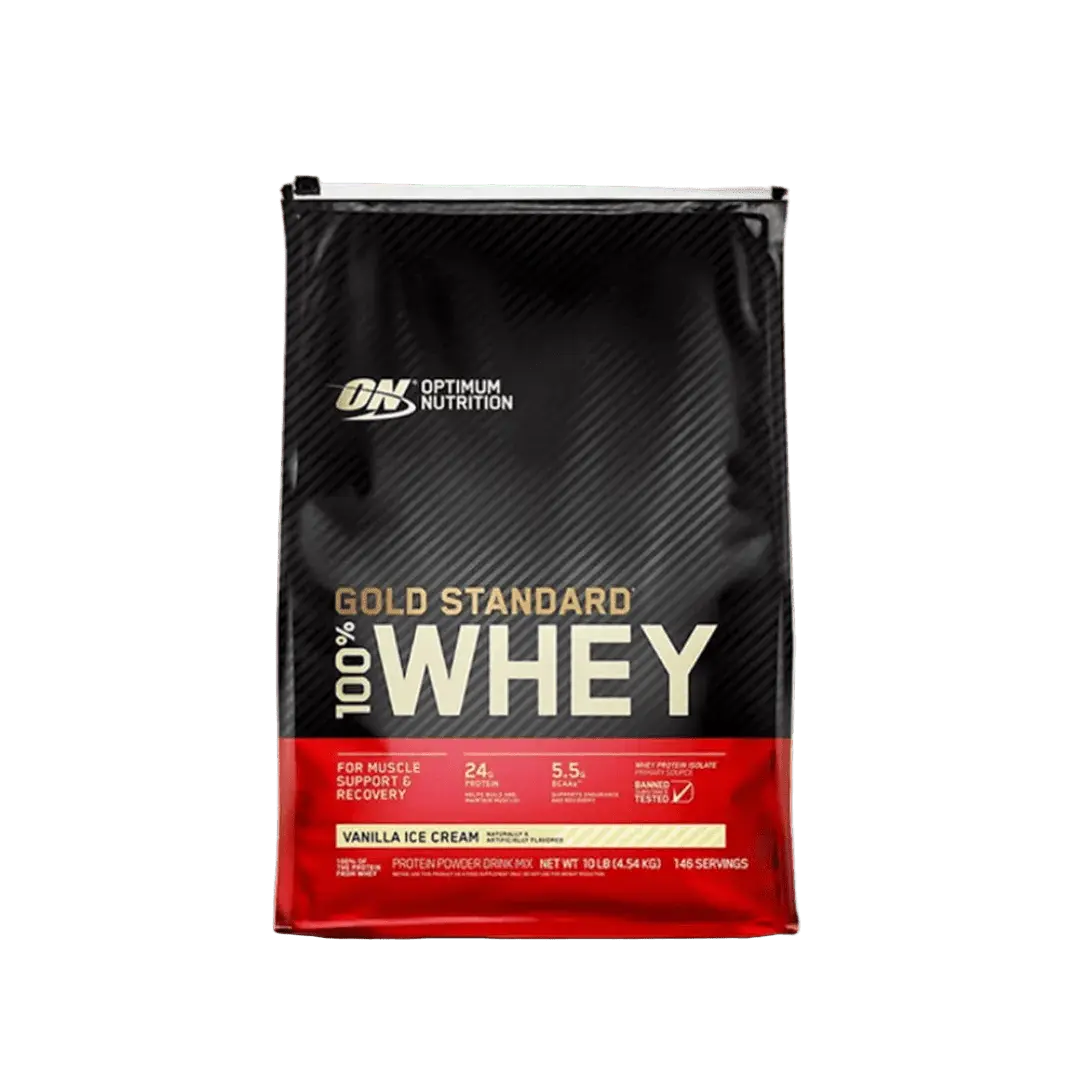 Optimum Nutrition Gold Standard 100% Whey Protein Powder 24g Protein, 4.5kg( 149 servings) - KleanSource
