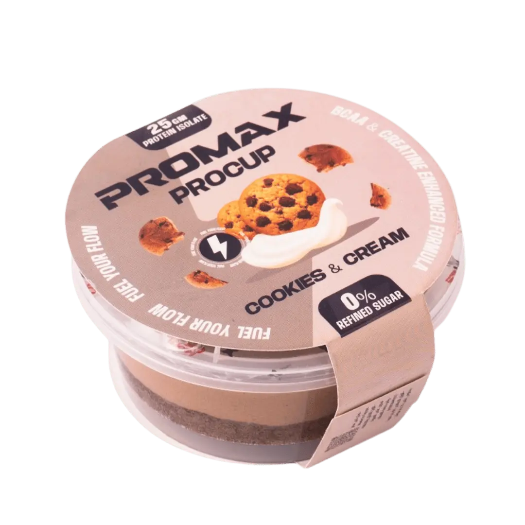 ProMax PROCUP, High Protein Dessert Cup with 25g Isolate, Creatine cookies and cream