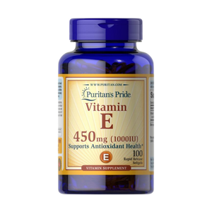 Puritan's Pride Vitamin E-1000 IU, 100 Softgels