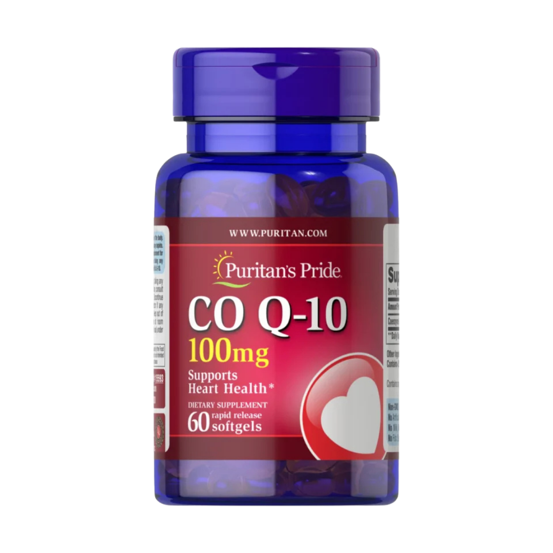 Puritan's pride CO Q10, 60 softgels  supports heart health 