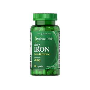Puritans pride easy iron glycinate 28mg 90 capsules 