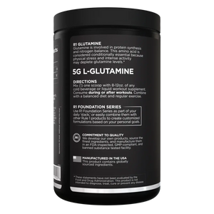 Rule1 Micronized Glutamine 75 servings ( unflavored) - KleanSource
