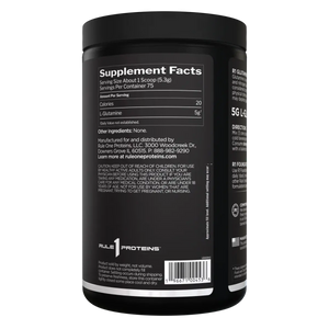 Rule1 Micronized Glutamine 75 servings ( unflavored) - KleanSource