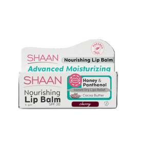 SHAAN Medicated Lip Balm Cherry Moisturizing With SPF 30 5g