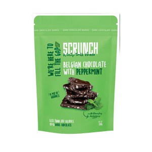 Scrunch Belgian Chocolate with Peppermint healthy snack
