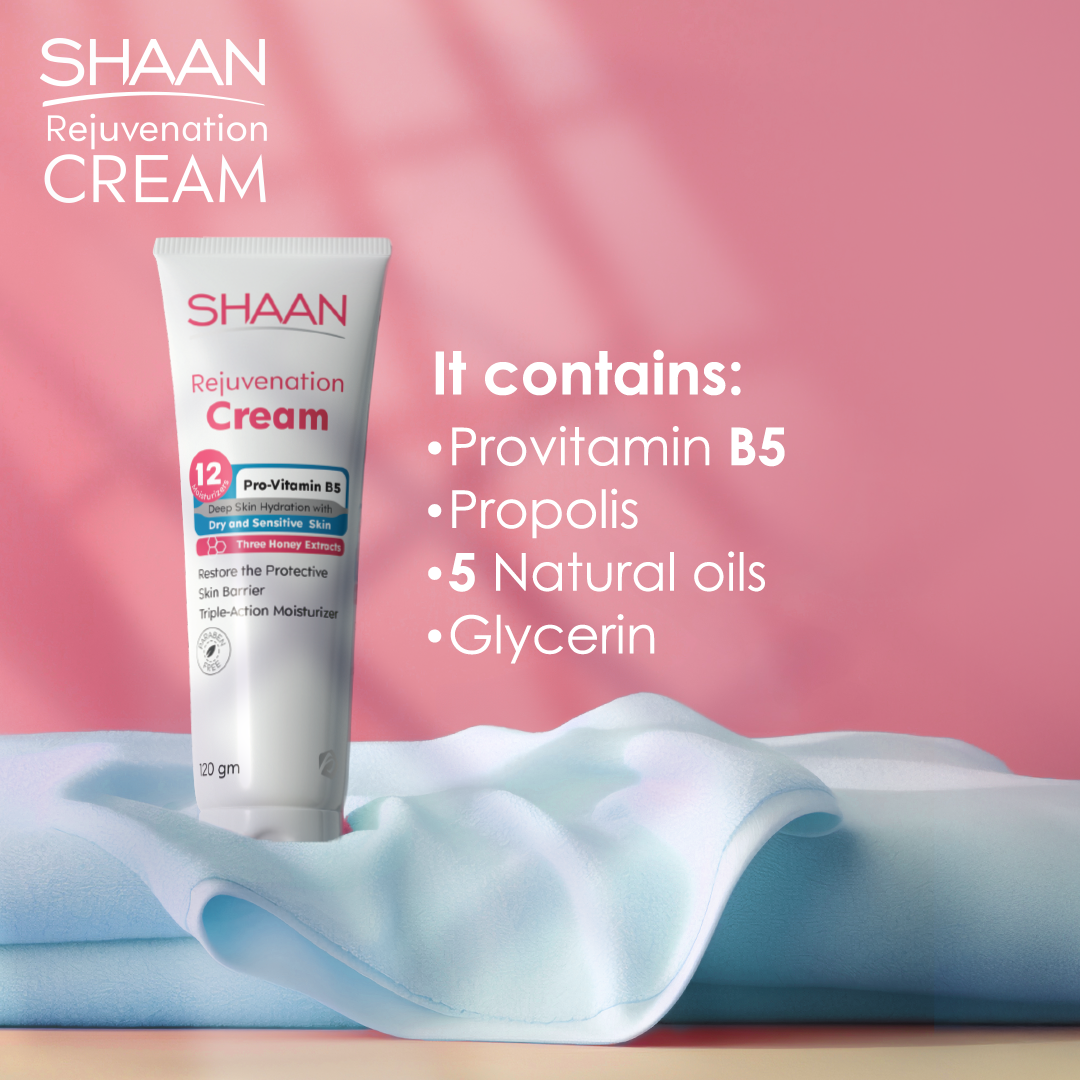 SHAAN Rejuvenation Cream Face and Body Moisturizer 120g