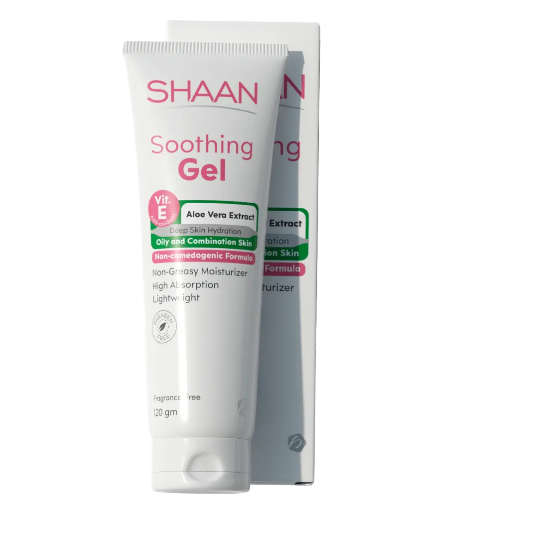 Shaan Soothing Gel 120g Lightweight Hydrating Face Moisturizer