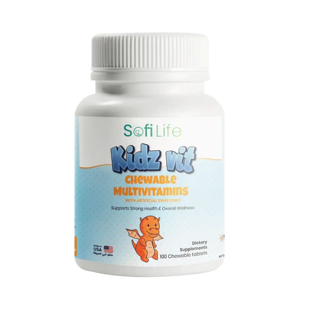 SofiLife KidzVit Chewable Multivitamins, 100 Chewable tablets - KleanSource