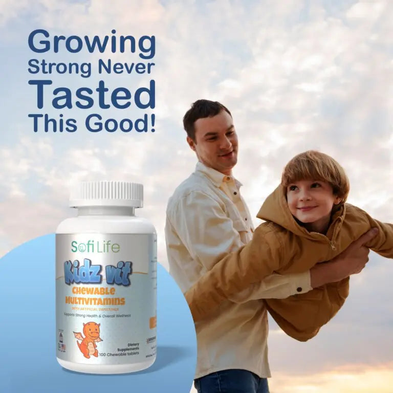 SofiLife KidzVit Chewable Multivitamins, 100 Chewable tablets - KleanSource