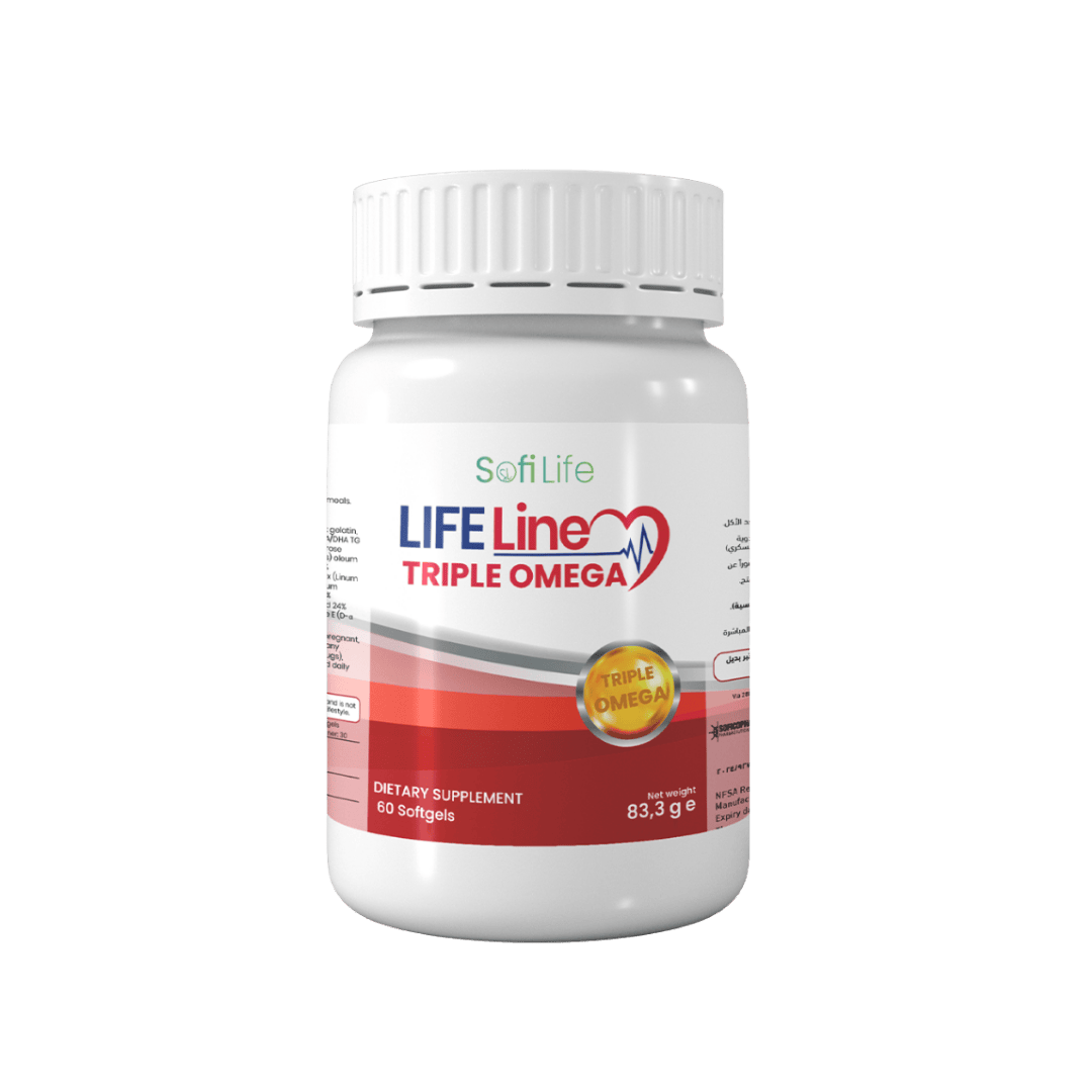 Sofilife Lifeline triple omega 3, 60 softgels 