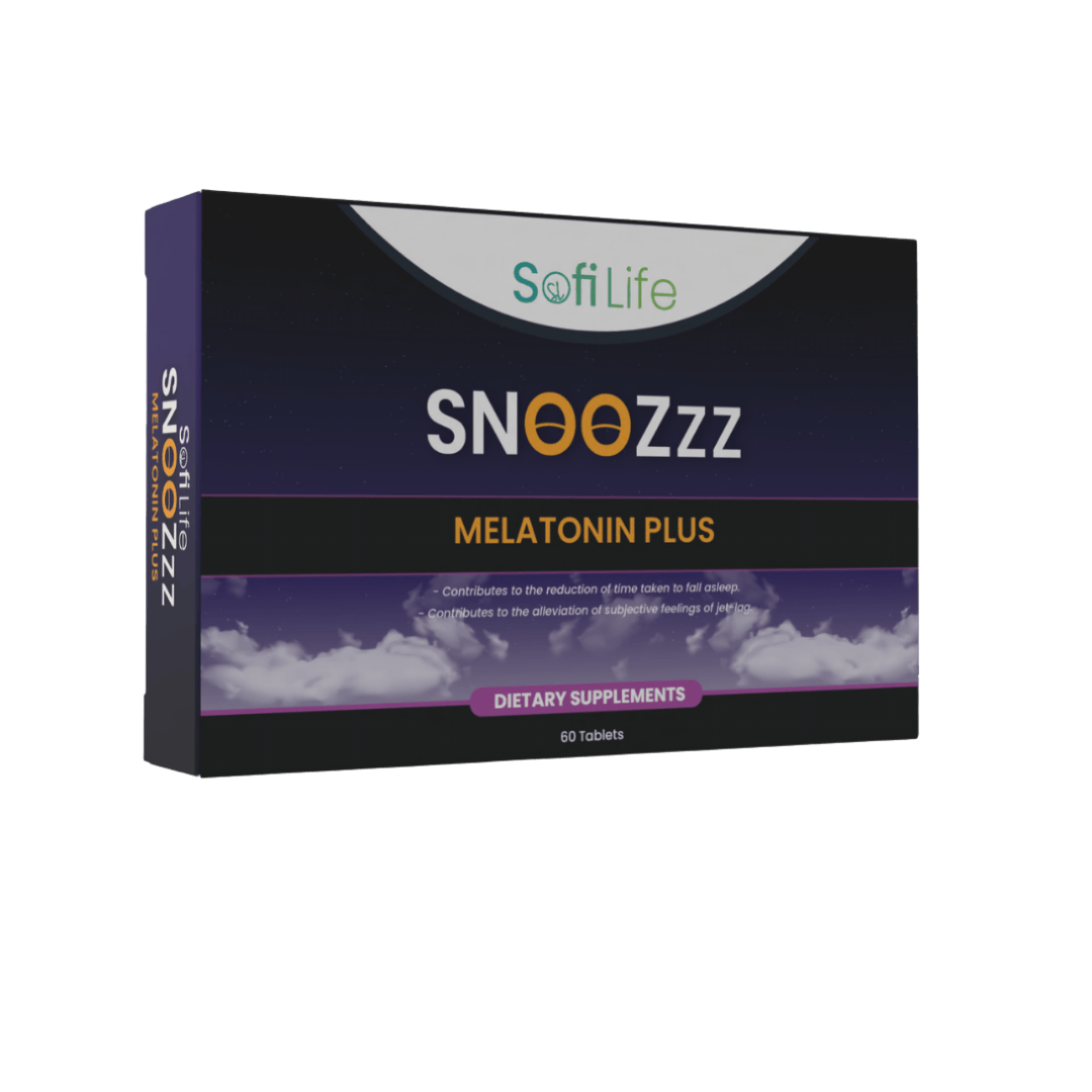 Sofilife SNOOZ melatonin plus 60 tablets 