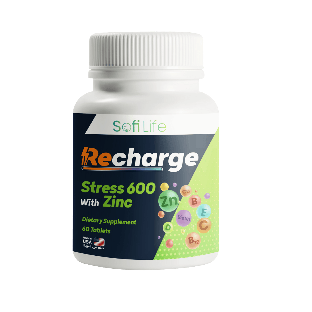 Sofilife recharge stress 600 with zinc