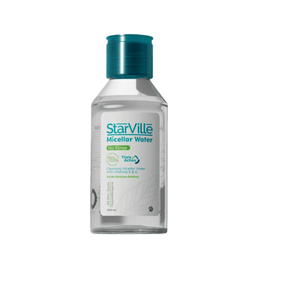 StarVille Micellar Water with Vitamin B3 & E, (makeup remover)  200 ml 