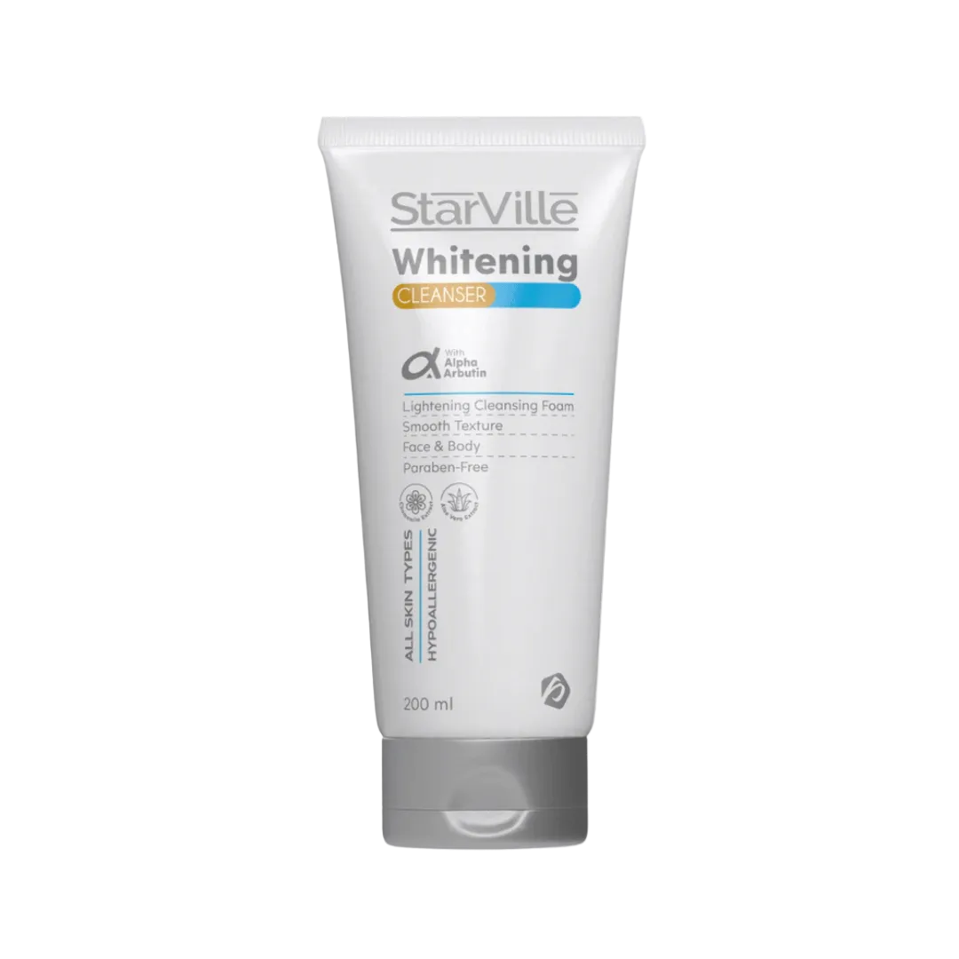StarVille Whitening Cleanser tube on a white background