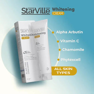 Starville whitening skin cream with Vitamin C & Alpha Arbutin, 60g - KleanSource