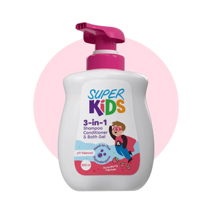 Superkids 3 In 1 Strawberry Milkshake Shampoo 500 ml - KleanSource