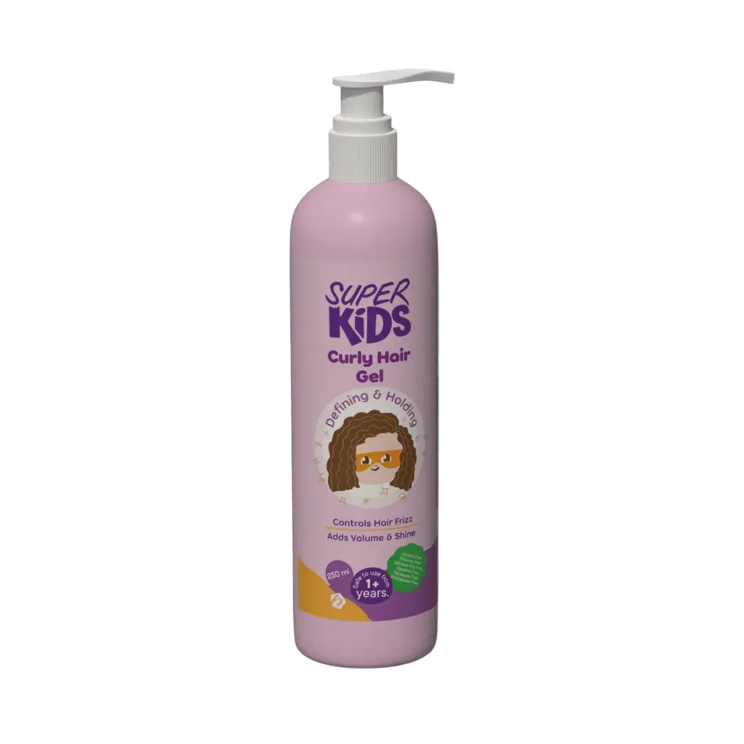 Superkids Curly Hair Gel 250 ml, Suitable for 1+ age - KleanSource